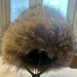 Authentic Ralph Lauren Coyote Fur Hat. Limited collection. OS